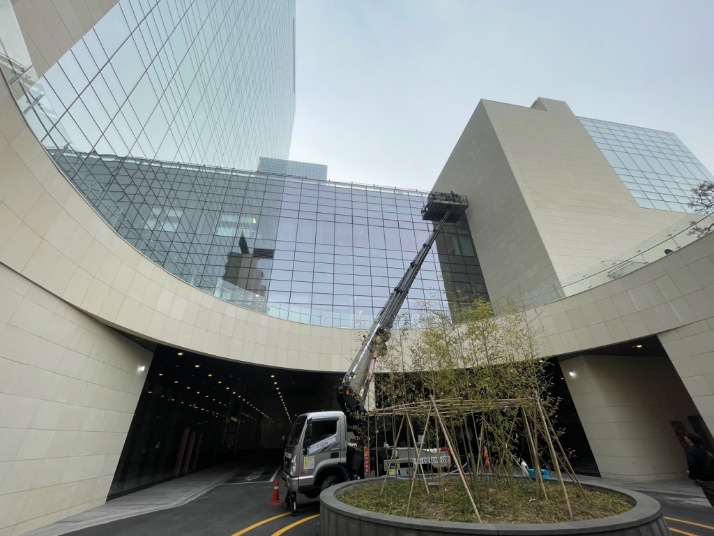 빌딩유리창청소