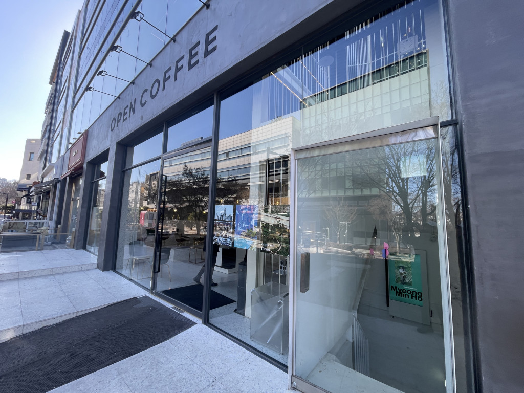 커피숍유리창청소