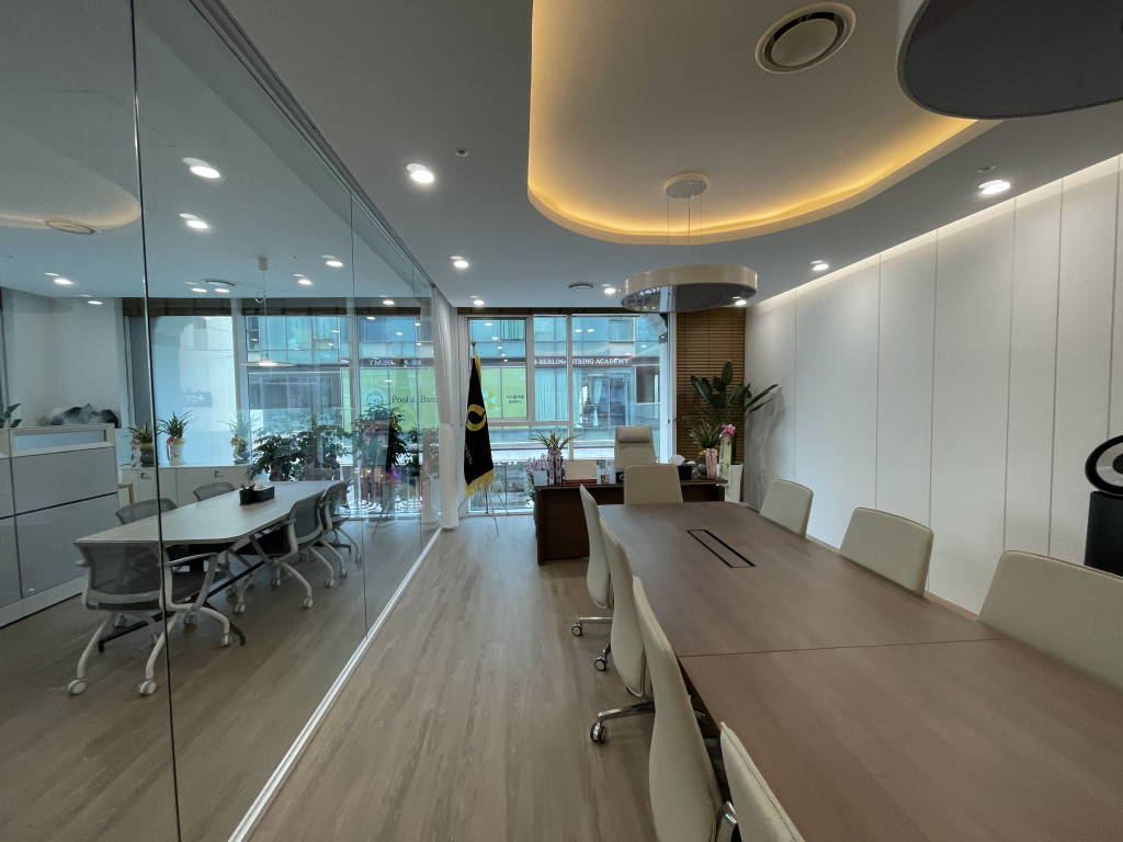 파티션유리청소